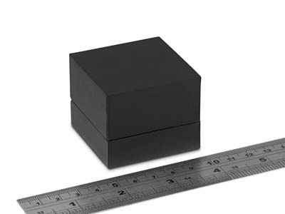 Premium Black Soft Touch Earring   Box - Standard Image - 3