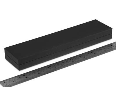 Premium Black Soft Touch Bracelet  Box - Standard Image - 3