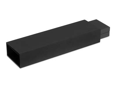 Premium Black Soft Touch Bracelet  Box - Standard Image - 5