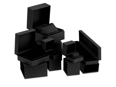 Premium Black Soft Touch Bracelet  Box - Standard Image - 8