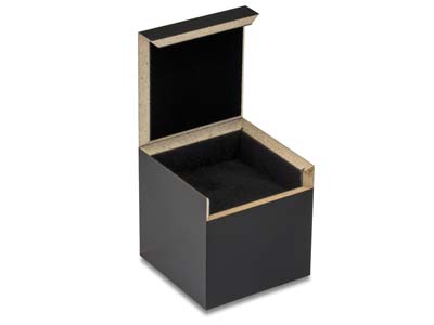 Black Seamless Ring Box - Standard Image - 1