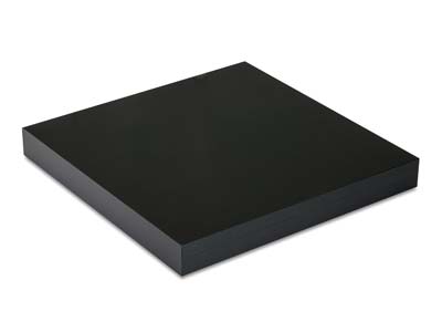 Black Seamless Flat Necklace Box - Standard Image - 2