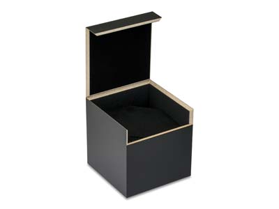 Black Seamless Bangle/watch Box - Standard Image - 1