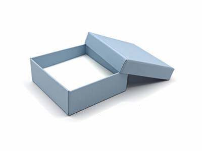 Powder Blue Card Earring Box - Standard Image - 2