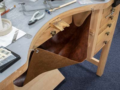 Leatherette Bench Skin 620mm X     440mm, Synthetic, Fire Retardant - Standard Image - 2
