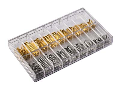 Watch Strap Screw Bars Assortment  Box 160 Pieces - Standard Image - 2