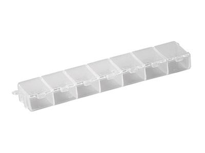 Mini Bead Storage Box With 7 Flip  Top Containers - Standard Image - 2