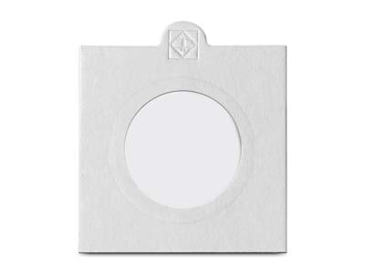 Leuchtturm Self Adhesive White Coin Holders Size 27.5mm Pack of 25 - Standard Image - 3