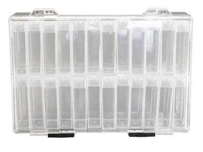 The Beadsmith Keeper Flips Storage OrganizerPersonality CaseMulti-Size Flip Top Boxes & OrganizerTranslucent PlasticStore Beads, Pearls, Crystals