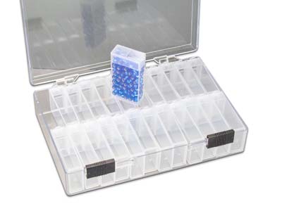 Beadsmith Keeper Flips Bead Box 24 Containers