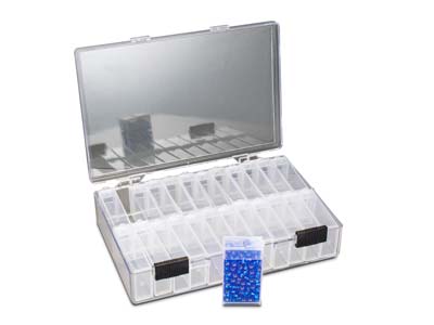 The Beadsmith Organizer Box With 18 Compartments