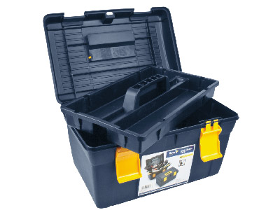 Terry Club Classic 1622 Plastic    Tool Box, Black/yellow - Standard Image - 3