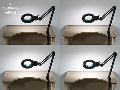 Durston LED Workbench Magnifying   Lamp - Standard Image - 3