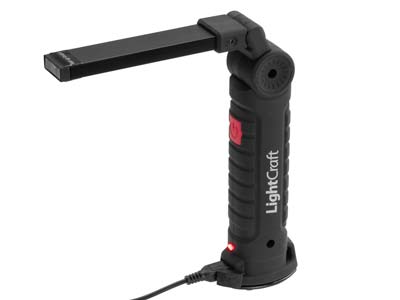 Lightcraft LED Foldable Work       Light,5 Light Settings,            Rechargeable - Standard Image - 1