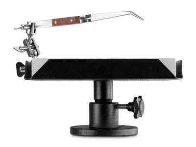 Rotating Soldering Square Platform With Fibre Tweezer And Third Hand - Standard Image - 3