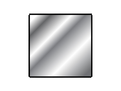 Cooksongold Needle File, Square,   160mm, Cut 2 - Medium Grade - Standard Image - 2