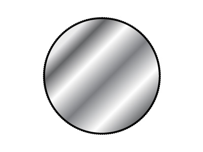 Cooksongold Needle File, Round,    160mm, Cut 2 - Medium Grade - Standard Image - 2