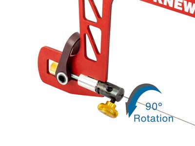 Knew Concepts Mk.3 Saw Frame With Lever Tension Swivel Blade Clamps 76mm/3