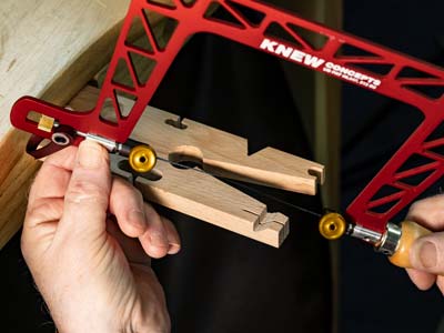 Knew Concepts Mk.3 Saw Frame With Lever Tension Swivel Blade Clamps 76mm/3