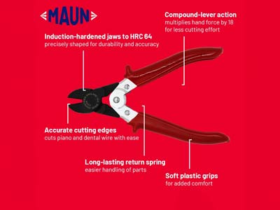 Maun Diagonal Cutting Pliers        140mm/5.5