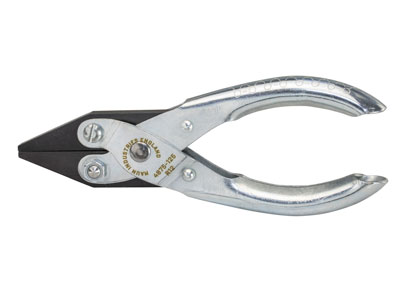 Maun Flat Nose/v Channel Pliers    125mm/5