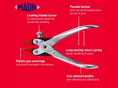 Maun Clamping Pliers 160mm/6.5