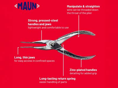 Maun Long Nose Pliers 150mm/6