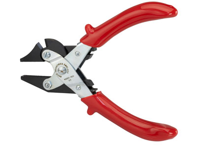 Maun Flat Nose With Side Cutter    160mm6.5 Parallel Action, With   Serrated Jaws, For Hard Wire
