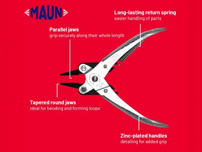 Maun Round Nose Pliers 140mm/5.5