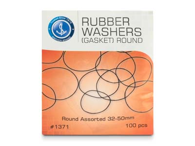 O-ring Rubber Gaskets For Watches, 32-50mm Sizes, Pack of 100