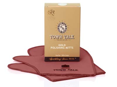 Town Talk Gold Polishing Mitts - Standard Image - 2