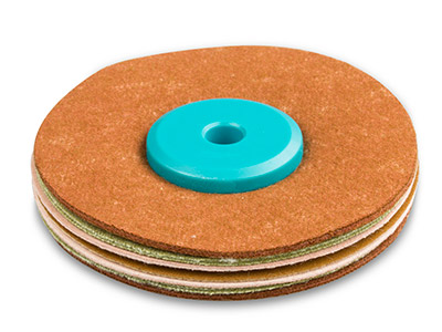Synthetic Suede Polishing Mop,     Hard, Small 55mm X 8mm - Standard Image - 1