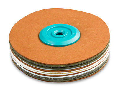 Synthetic Suede Polishing Mop,     Hard, Medium 100mm X 18mm - Standard Image - 1