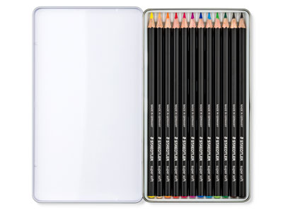 Staedtler Set Of 12 Super Soft     Pencils In Assorted Colours - Standard Image - 2