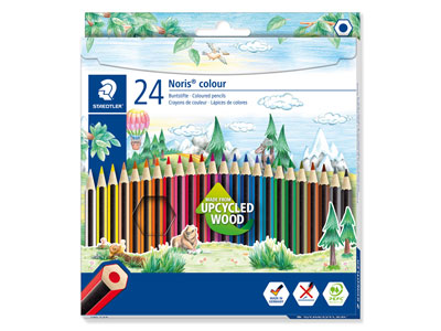 Staedtler Noris Colour 185, Set Of 24 Coloured Pencils