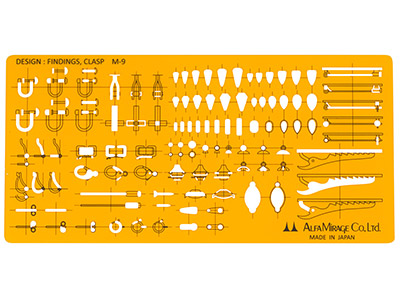 Technical Jewellery Design Template For Clasps And Findings