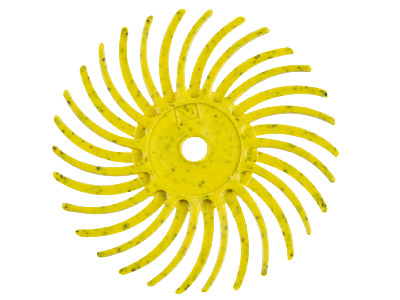 3M Radial Abrasive Disc Yellow     Pack of 6 - Standard Image - 1