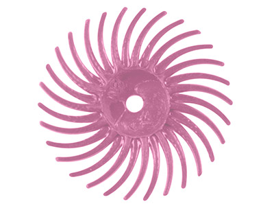 3M Radial Abrasive Disc Pink       Pack of 6