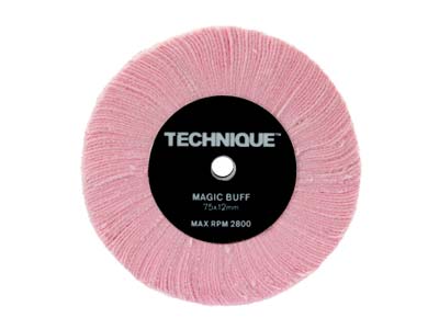 Technique Polishing Cloth Flap     Wheel, 75mm X 12mm - Standard Image - 2