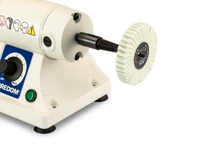 Felt And Emery Flap Wheel, 70mm X  12mm - Standard Image - 3