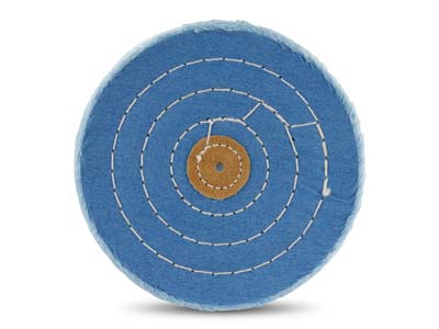 Stitched Cotton Mop, Blue, 152mm X 50 Ply - Standard Image - 2