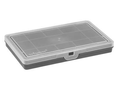 Wham Mini Storage Organiser         17x11x2.5cm 13 Compartments Dolphin Grey - Standard Image - 2