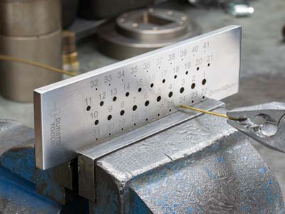 Durston Drawplate, Round, 0.5mm -  4.0mm, 41 Hole - Standard Image - 5