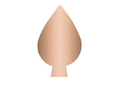 Durston Pancake Die, Droplet 22mm X 30mm - Standard Image - 2