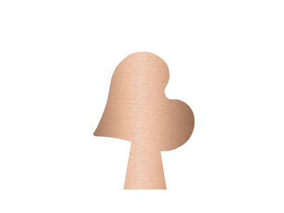 Durston Pancake Die, Heart Slanted 21mm X 20mm - Standard Image - 2