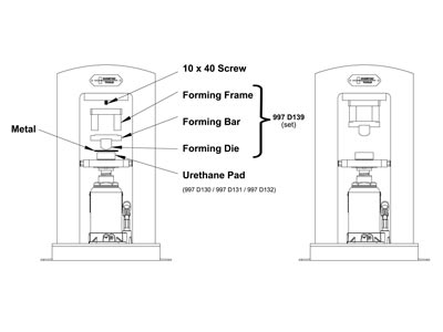 Durston Hydraulic Press, 20 Tonne - Standard Image - 5