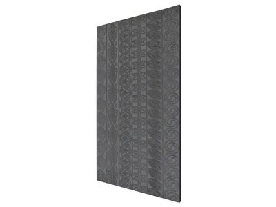 Durston Multi Pattern Plate, Leaf  Swirl - Standard Image - 2