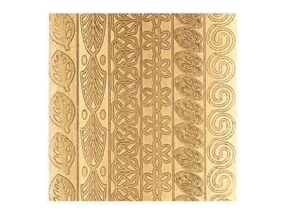 Durston Multi Pattern Plate, Leaf  Swirl - Standard Image - 3