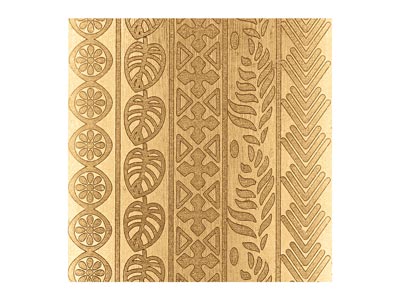 Durston Multi Pattern Plate, Palm  Cross - Standard Image - 3
