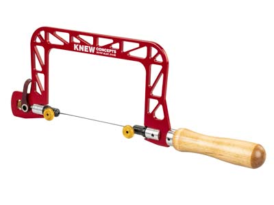 Knew Concepts Mk.4 Heavy Duty Fret Saw With Lever Tension And Swivel  Blade Clamps 76mm/3